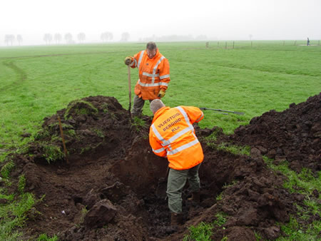 De mannen van de luchtmacht aan het werk