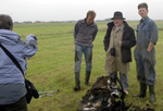 opgegraven restant benzinetank in juni 2006